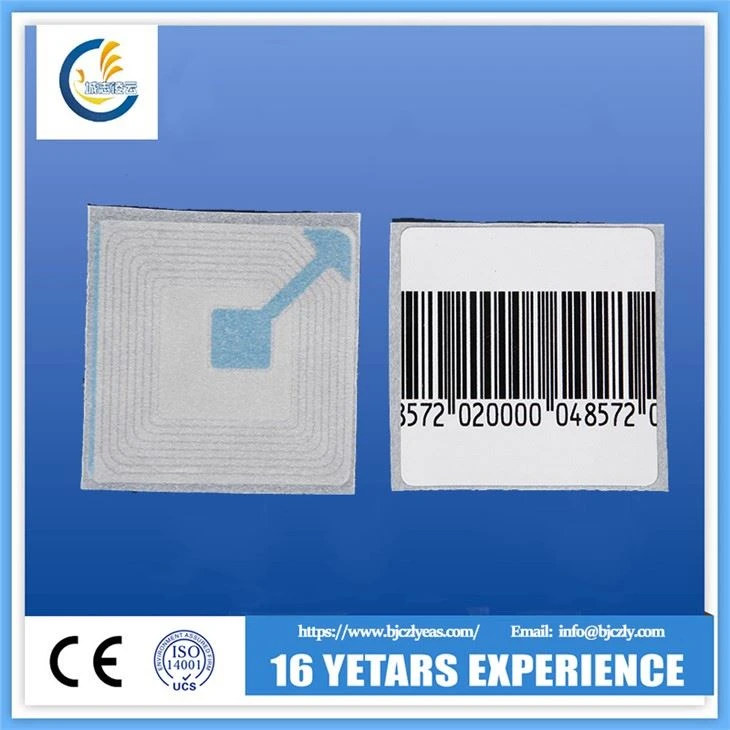Autocollant Rf Eas 8.2mhz 4x4cm pour supermarché