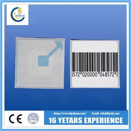 Autocollant Rf Eas 8.2mhz 4x4cm pour supermarché