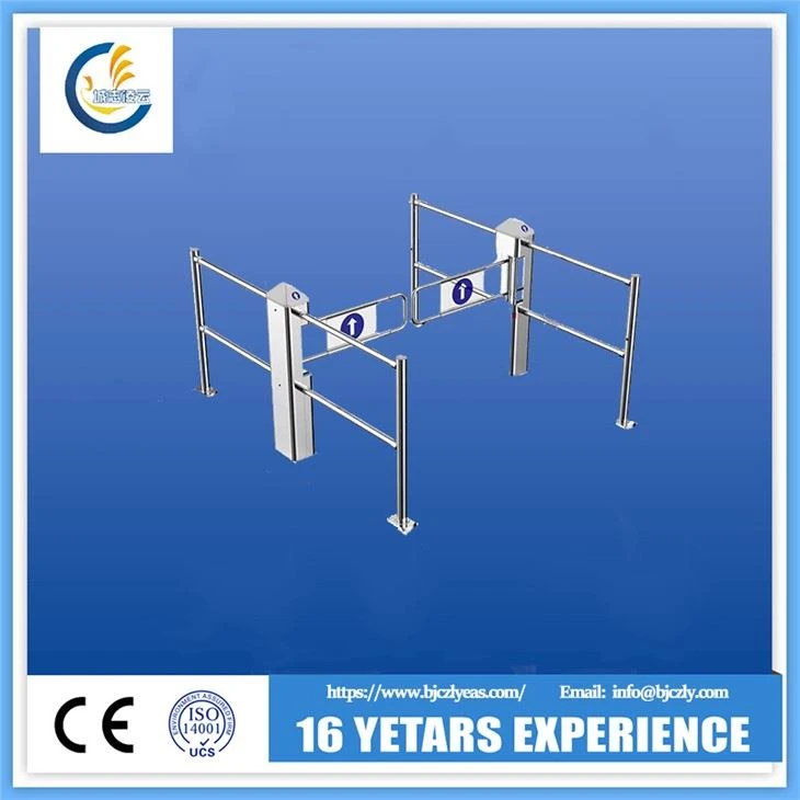 Porte d'oscillation d'induction d'acier inoxydable infrarouge de supermarché