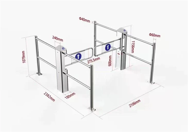 Supermarché électrique ne peut entrer et sortir que la porte