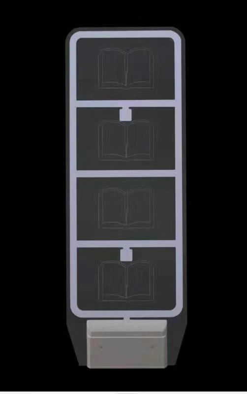 Système antivol de bibliothèque acrylique ultra large et ultra lointain